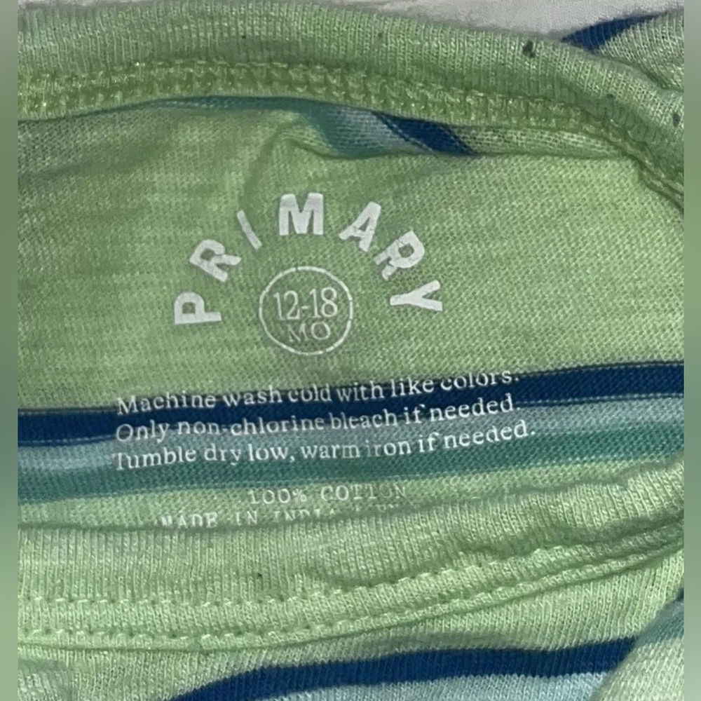 Baby Boy Romper Lot Of 3 Size 12-18 Months Tea Collection, Primary, Old Navy EUC - Picture 6 of 7
